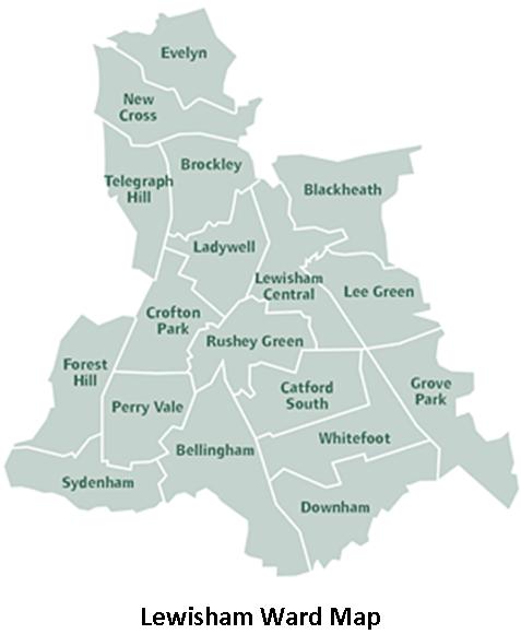 Lewisham Ward Map